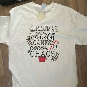 Woman’s large Christmas shirt. New. Tags